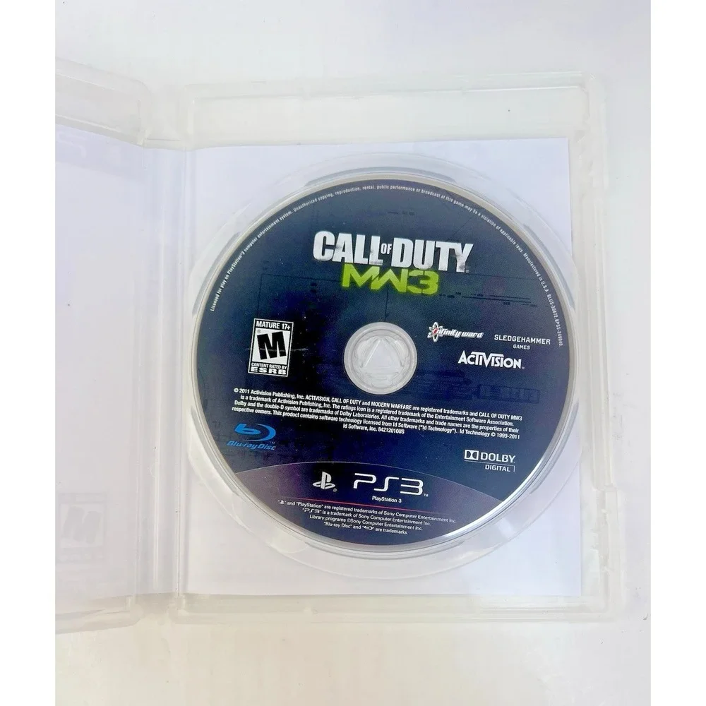 PS3 Game Bundle Batman Arkham Asylum Call of Duty Modern‎ Warfare 3 Ghosts Lot 3
